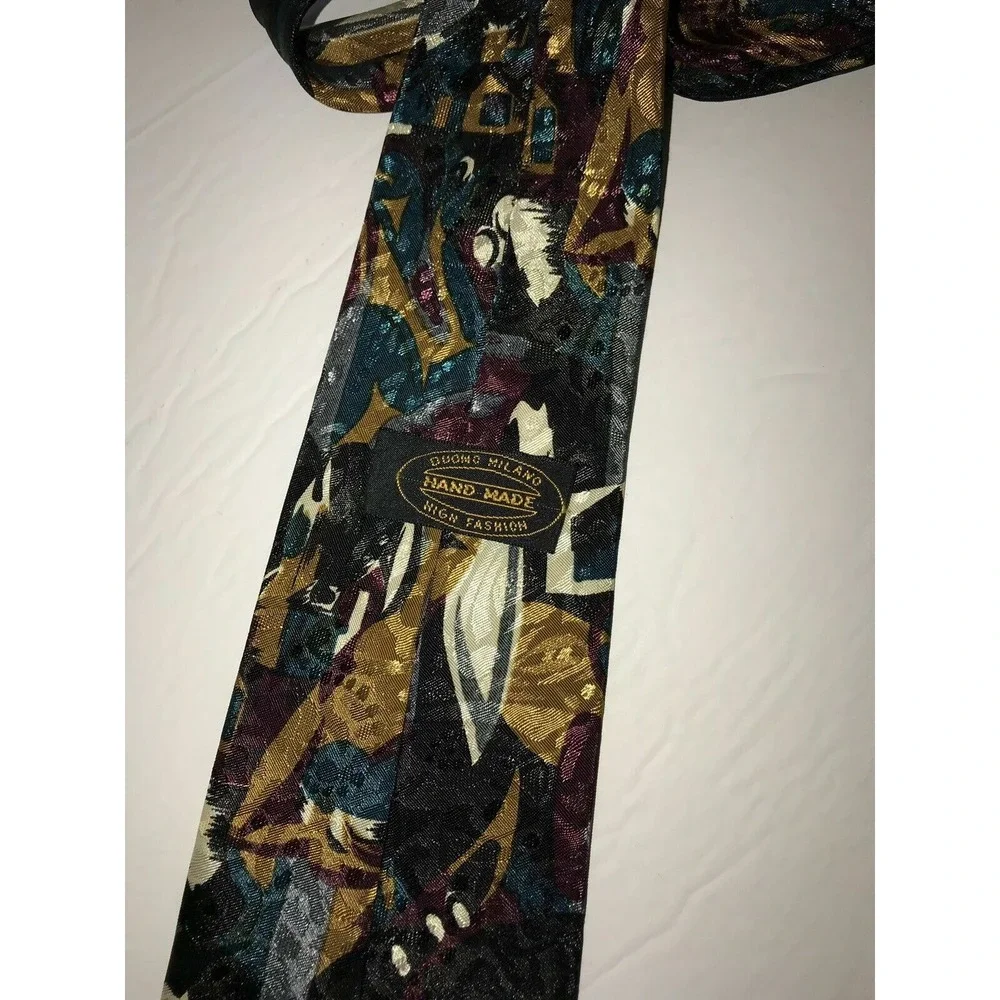 Mens Lot of 5 Neckties Silk‎ All different Colors Tie